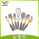 Kitchenware Utensil Bakeware Set Wooden Handle Silicone Cookware thumbnail-2