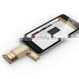 Mfi337s3959 Trusda Mfi Certified Lighting CableMFi Otg Usb Flash Drive Dual USB Mini Usb Flash Drive for Iphone Ipad