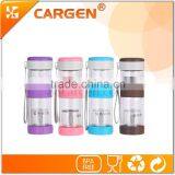 Customized Large Mouth Glass Tea Infuser Water Bottles thumbnail-6