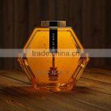 Hot-selling Fancy Hexagon Honey Glass Jar -new Product