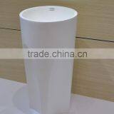 Italian Site Classic Acrylic Solid Surface Cabinet Bathroom Pedestal Wash Basins,,Artificial Stone Freestanding Washing Basin thumbnail-4