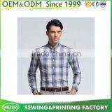 Guangzhou Factory Latest Men Plaid Casual Shirts Of Pictures thumbnail-1