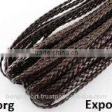 2.5mm Braided Leather Cords From BORG EXPORT / Braided Leather Cord 2.5 mm thumbnail-1