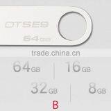 Original DTSE9 USB Flash Drive 64GB 8GB 16GB 32GB Class 10 With Blister Packing, Wholsale WaterProof Metal USB Flash Key thumbnail-3