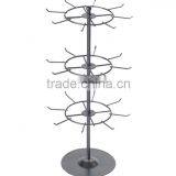 Metal 3 Tier Rotating Display Stand HSX-S949 Racking Display Standing
