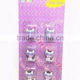 Fancy Cartoon Animal Shaped Rubber Shoe Charm Wholesale PVC Shoe Buckle