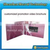 High Quality 4.3 Inch LCD Screen Video Promotion Brochure / Video Greeting Card Used in Wedding