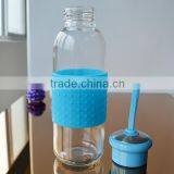 Hot Selling Glass Bottle With Silicon Sleeve for Anti-skid From Bengbu Cattelan Glassware Factory thumbnail-3