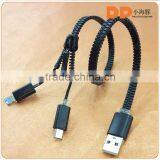 Factory Direct Wholesale 2 in 1 Usb Cable for Micro Usb 2.0 Cable With for Iphone Cable thumbnail-2
