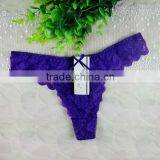Full Lace Erotic Sexy Wet Thongs Girls See Through G-string thumbnail-1