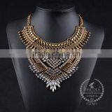 High Quality Vintage Rhinestone Chunky Statement Necklace Tin Alloy Fashion Women Pendant Necklace 6390146 thumbnail-1