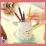 Jelly Color Cute Cartoon Coasters Creative Skid Insulation Silica Gel Silicone Round Heat Insulation Pad Antiskid Cup Mat thumbnail-2