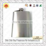 1-8 oz Wholesale Stainless Whisky Cork Cap Bottles