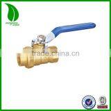 heavy duty level handle Female threaded and female union Forged Brass Ball Valve