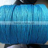 Hot Sale 3 Strands PP Blue Rope