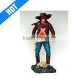 Customized Handmade Painted Resin Mexican Cowboy Life Size Statue thumbnail-1