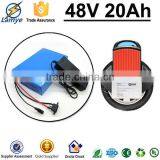 High Power 100W 48v/20ah 48 Volt Lithium Battery Pack for Electric Bike With Aluminium Case 9P13S 30 Amp BMS 3.7V 18650 Cell + C thumbnail-4