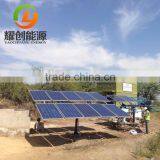 Daily Water Discharge 220 Cubic Meter at 90 m Head 15KW Solar Power Water Pump System for Agriculture Irrigation
