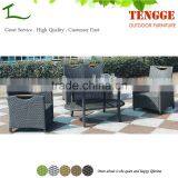 YH-5099 Synthetic Rattan Furniture Outdoor Wicker Dining Table and Chairs thumbnail-1