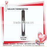 Home Decoration Galileo Thermometer G101-BK With Glass Ball thumbnail-1