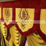 European Luxury Royal Style Soft Chenille Jacquard Tulle Voile Door Window Panel Curtain Drape thumbnail-3