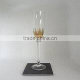 10X10CM Hand Cut Polished Small Black Polished Granite Coaster thumbnail-3