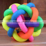 CY188 For Small Dog Toys Product For Dog Colorful Rubber Dog Toy Ball, Pet Dog Toys With Bell For Small Medium Large Dog thumbnail-3