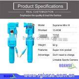 Wholesale Foldable Mini Wired Monopod thumbnail-1
