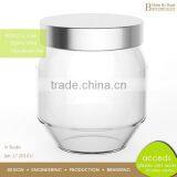 Round Airtight Large 1000ML Candy Jar Glass thumbnail-6