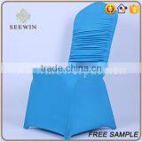 Normal Pattern Ruffled Cheap Spandex Chair Cover thumbnail-4