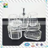 High Transperant Acrylic Bathroom Set Lucite Acrylic Soap Dish PMMA Acrylic Hotel Supplies Acrylic Tumbler thumbnail-2