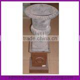 Antique Powder Coated Decorative Cast Iron Flower Pots thumbnail-1