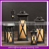 Cast Iron Material Garden Latern Candle Lantern thumbnail-1
