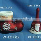 Ceramic Christmas Tree Candle Light- Christmas Items thumbnail-1