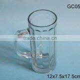 12x7.5x17.5cm Clear Water Glass With a Handle GC05 thumbnail-1