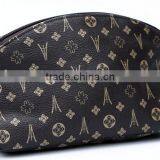 Black New Design PVC Shell Shape Leather Travel Bags With Zip Closure thumbnail-2