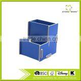 Multifunctional Wooden Home Office DIY Desk Desktop Storage Organizer Pen Container thumbnail-2