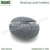Natural Stone Rock Round Business Card Holders thumbnail-2