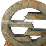 4-Level Slate Tabletop Water Fountain With LED Light thumbnail-6