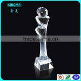 Custom High Quality Golden Star Crystal Trophy Award thumbnail-5