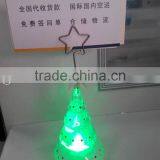 Led Acrylic Plastic Mini Tree Snowman Business Card Holder thumbnail-3