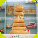 Wholesale Baby Wooden Stacking Blocks Toy High Quality Kids Smooth Wooden Stacking Blocks Toy for Fun W13D120 thumbnail-5