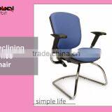 Adjustable Seat Height Office Chair With Five Wheels, Fabric Ergonomic Executive Chair thumbnail-4