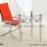 Modern Coffee Table,stainless Steel Round Massage Table,glass Dining Table thumbnail-4