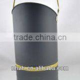 Home Fireside 17inch Matte Black Metal Coal Scuttle thumbnail-5