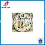 Wooden Clock MDF Materiel thumbnail-1