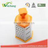 WCGT203A New Design Plastic Head 6 Side Kitchen Graters Stainless Steel Kitchen Grater thumbnail-1