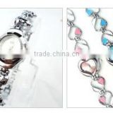 fashion Crystal Women's Bracelet Bangle Cuff WATCH watch HYY-KQL03