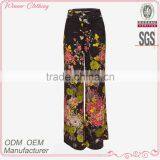 New Fashion High Waist Flower Print Baggy Pants Women thumbnail-1