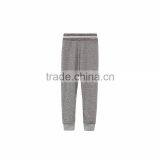 HAODUOYI Girl's Grey Ribbed Waist & Cuff Sporty Pants thumbnail-5